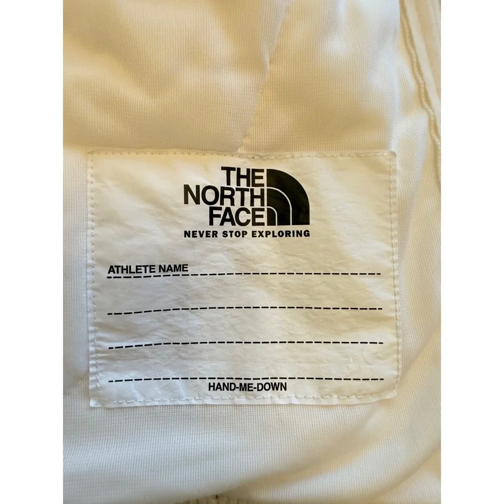 The North Face Suave Oso Full Zip Hoodie Girls 6 White Fleece Sherpa Jacket
